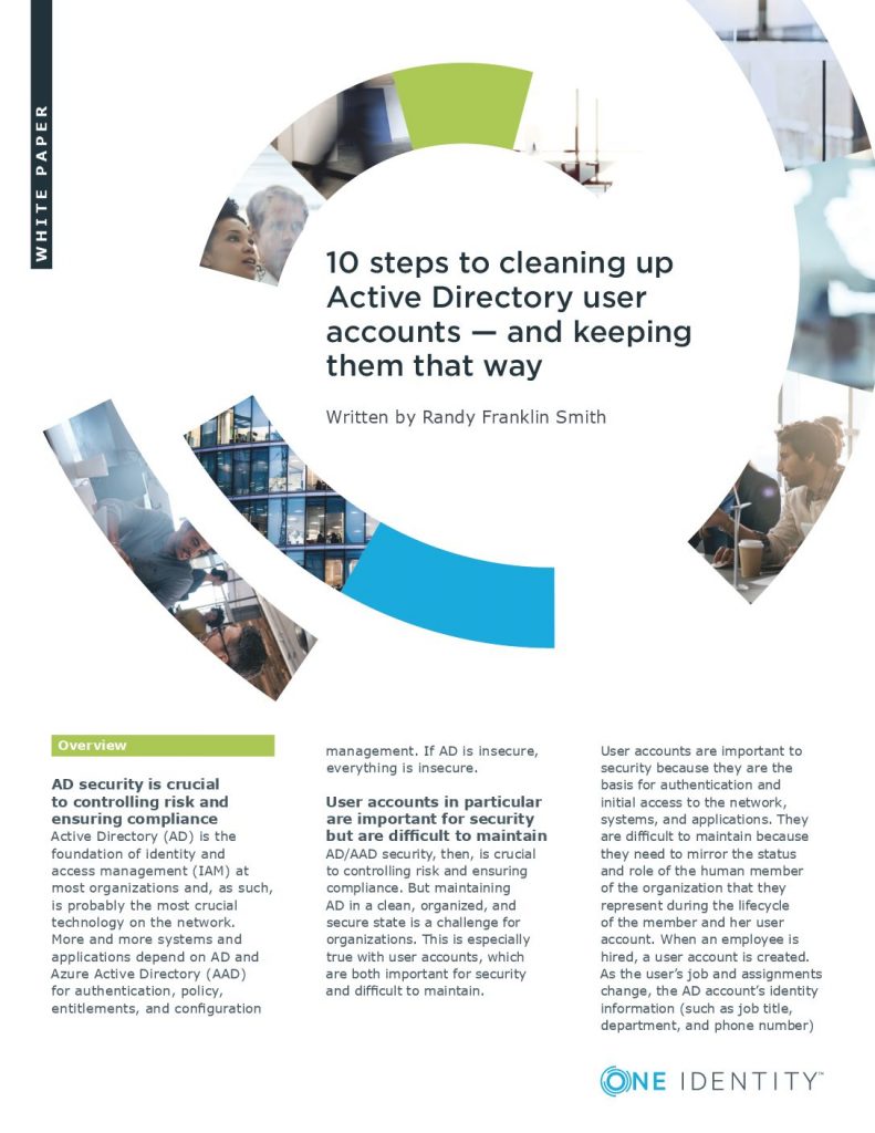 10 Steps to Cleaning up Active Directory User Accounts and Keeping Them that Way