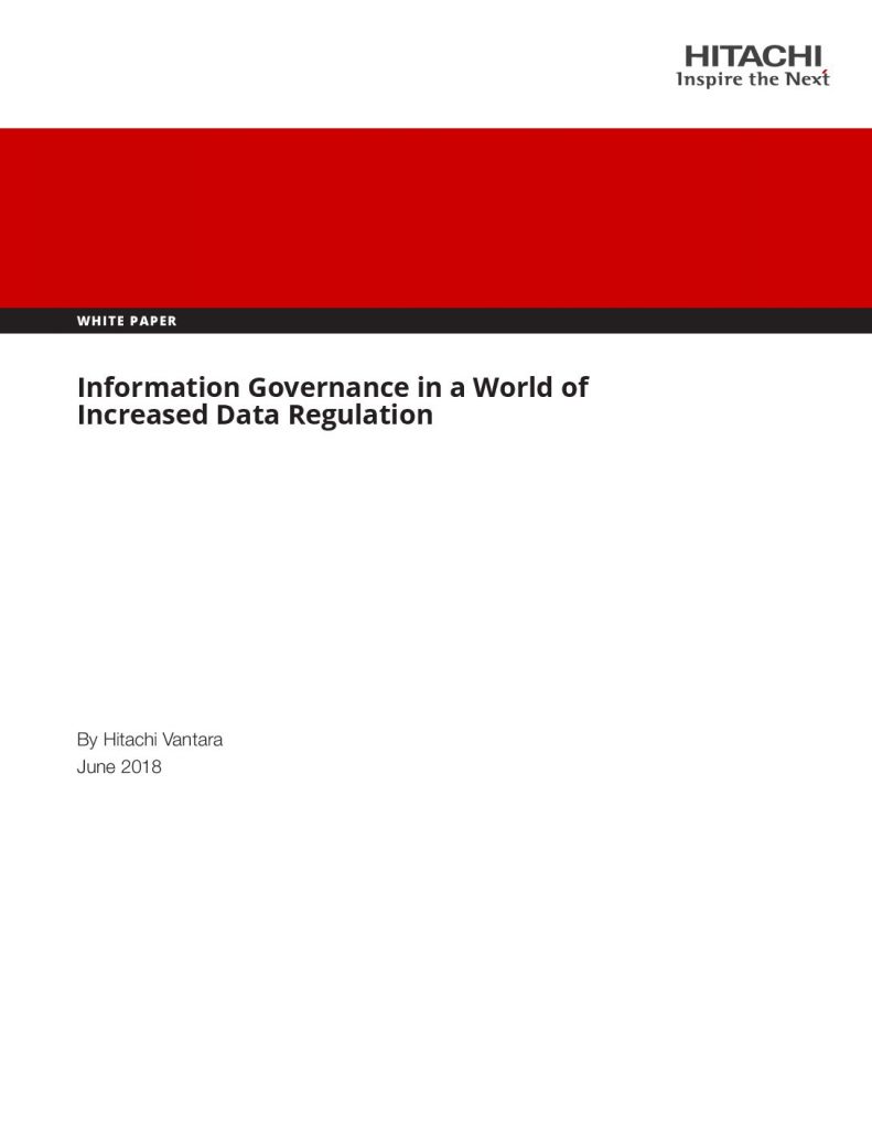 InfoGov in a World of Increased Data Regulation