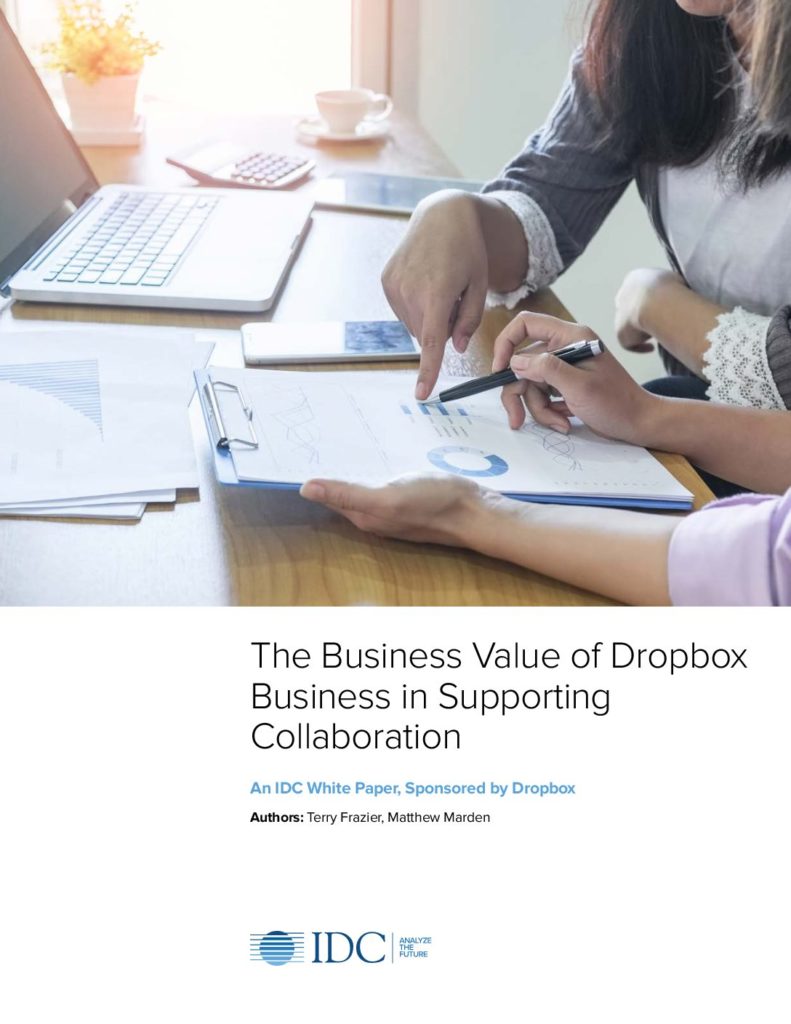 The Business Value of Dropbox Business in Supporting Collaboration