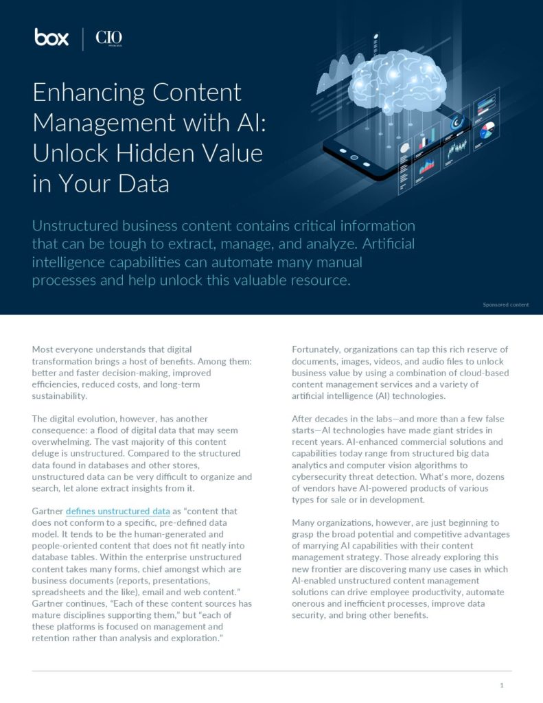 Enhancing content management with AI: Unlock hidden value in your data