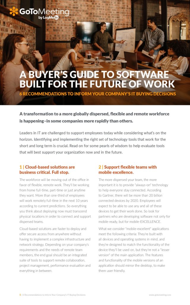 A Buyer’s Guide to Software Built for the Future of Work