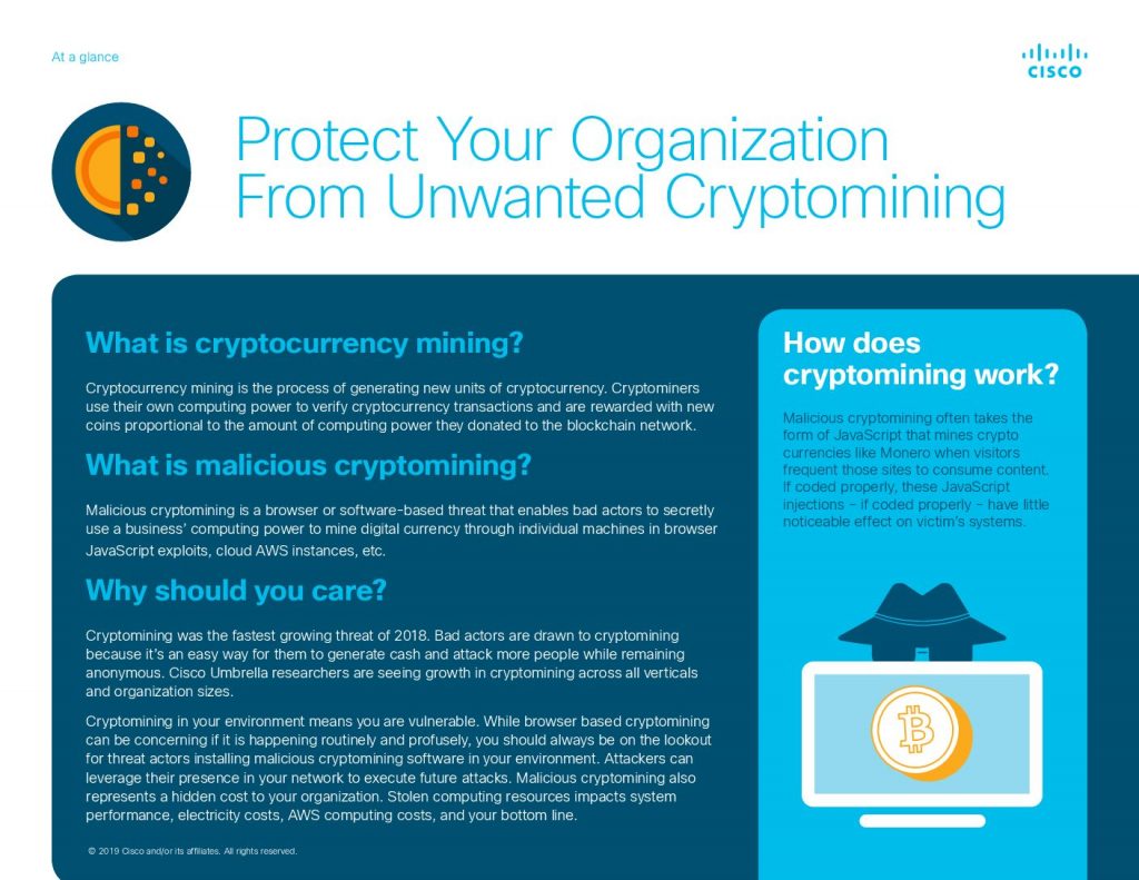Protect Your Organization From Unwanted Cryptomining