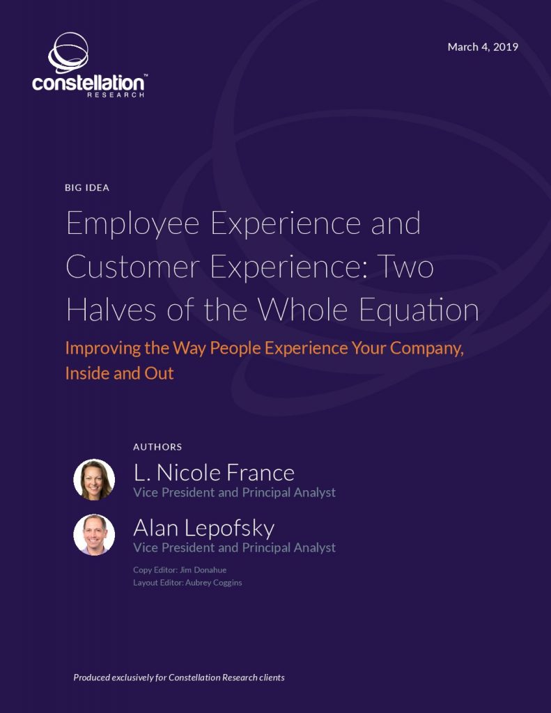 Employee Experience and Customer Experience: Two Halves of the Whole Equation