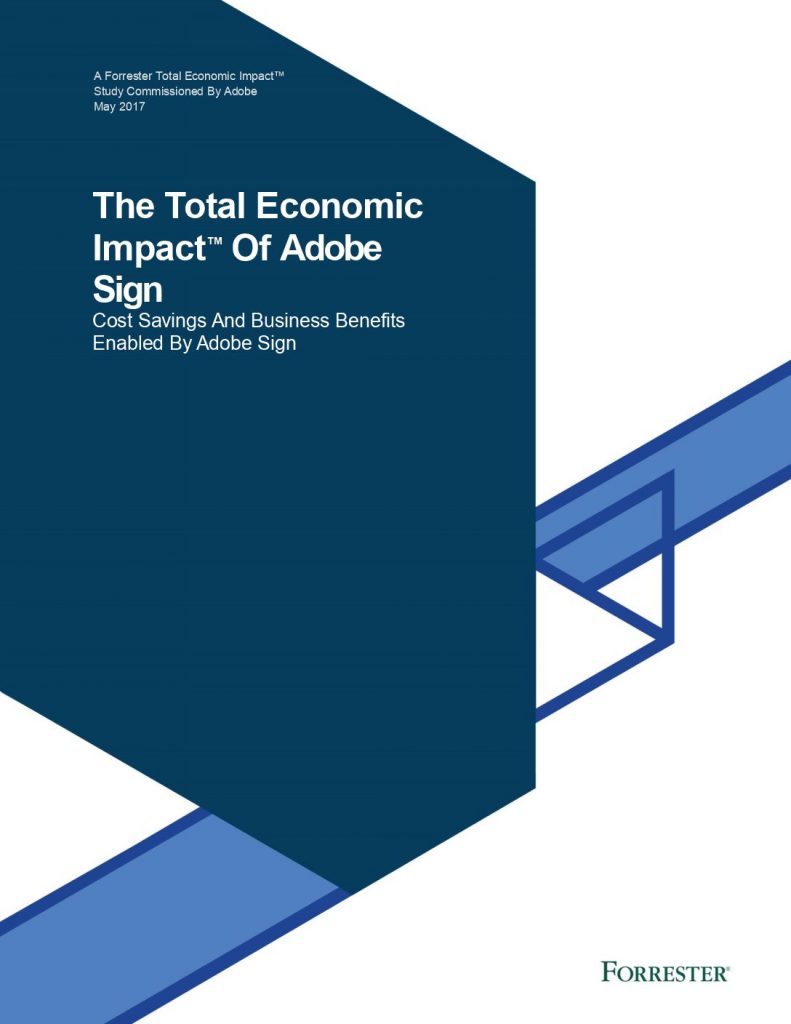 Total Economic Impact Of Adobe Sign
