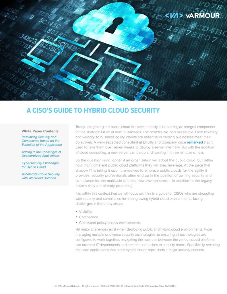 A CISO’s Guide to Hybrid Cloud Security