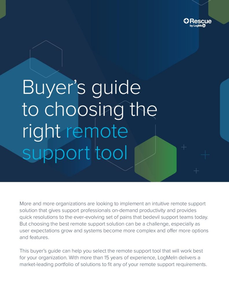 Buyer’s guide to choosing the right remote support tool
