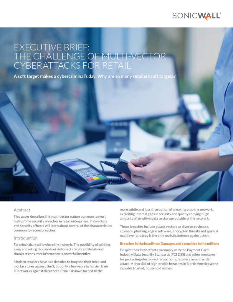 The Challenge of Multi-Vector Cyberattacks for Retail