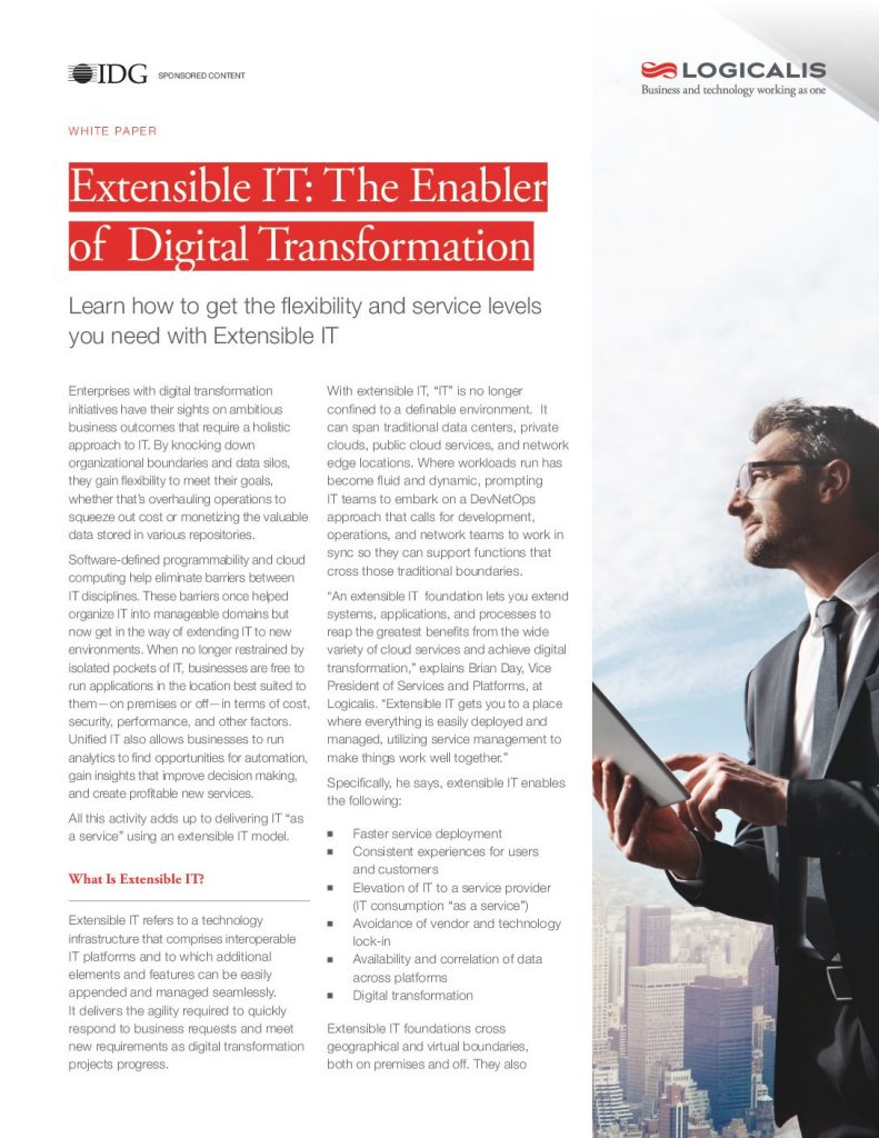 Extensible IT: The Enabler of Digital Transformation
