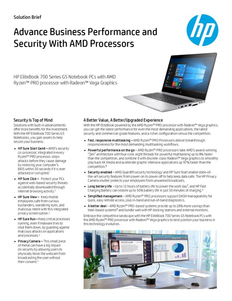 Advance Business Performance & Security With AMD Processors