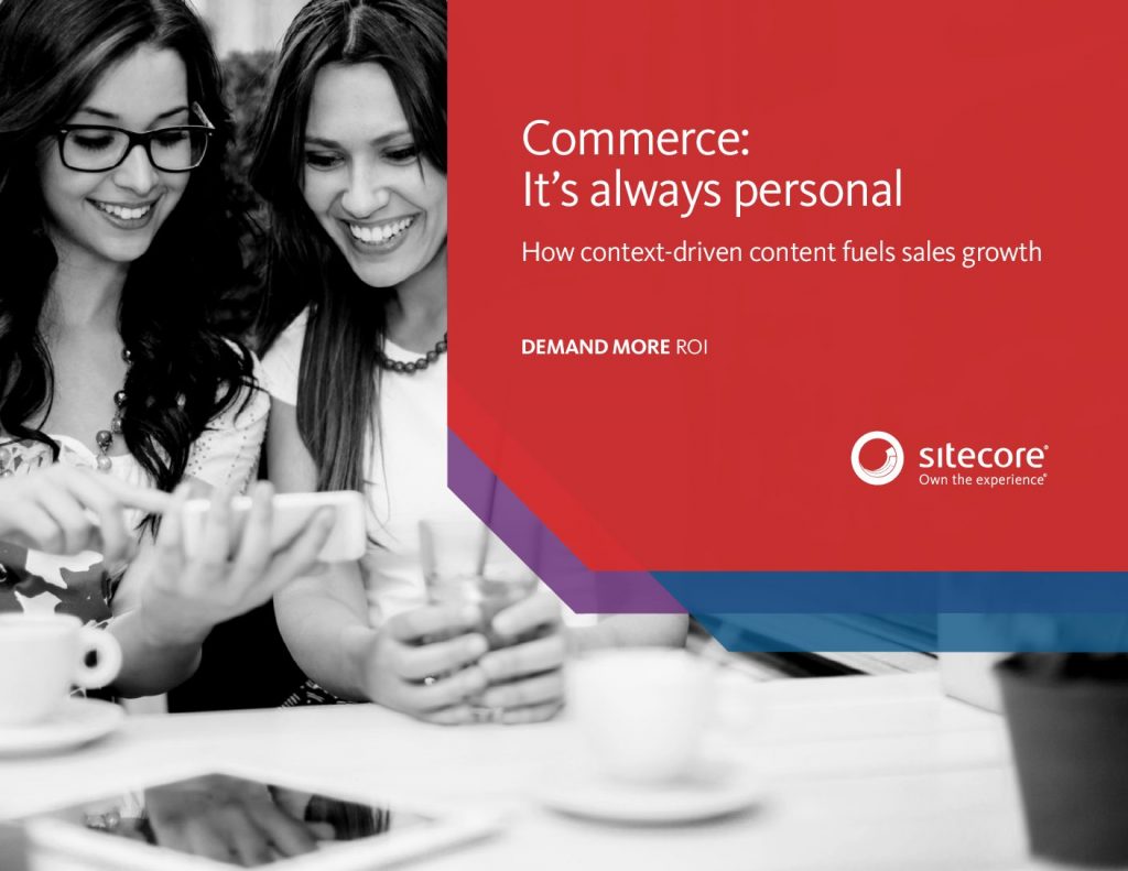 Commerce: It’s always personal