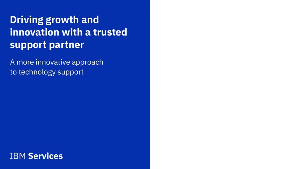 Driving growth and innovation with a trusted support resource