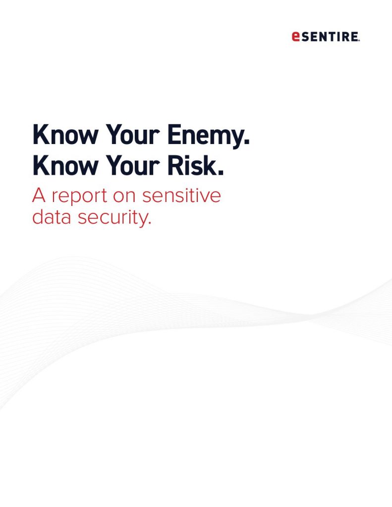 Know your enemy. Know your risk. A report on sensitive data security