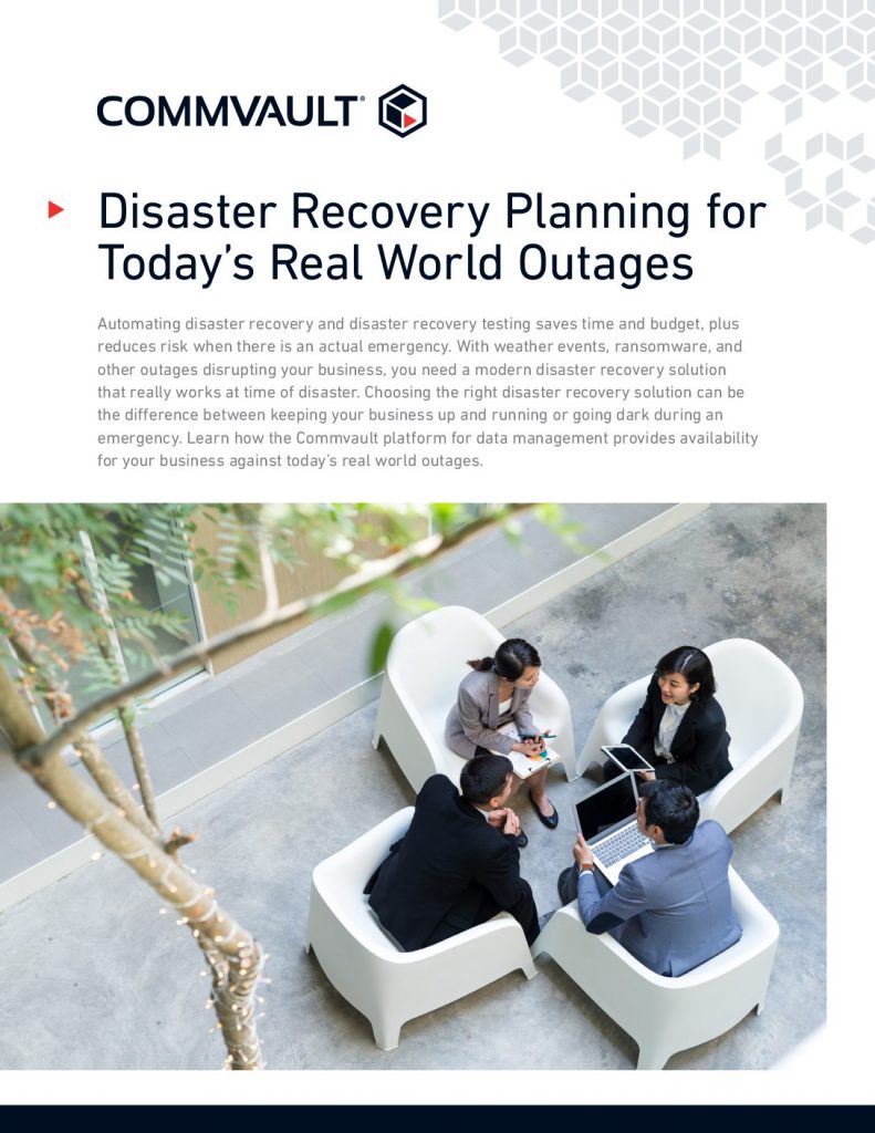 Cloud Responsibility: Disaster Recovery Planning for Today’s Real World Outages