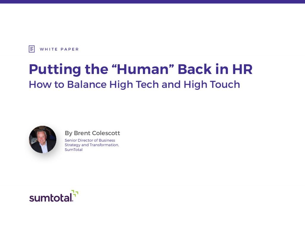 Putting the “Human” Back in HR: