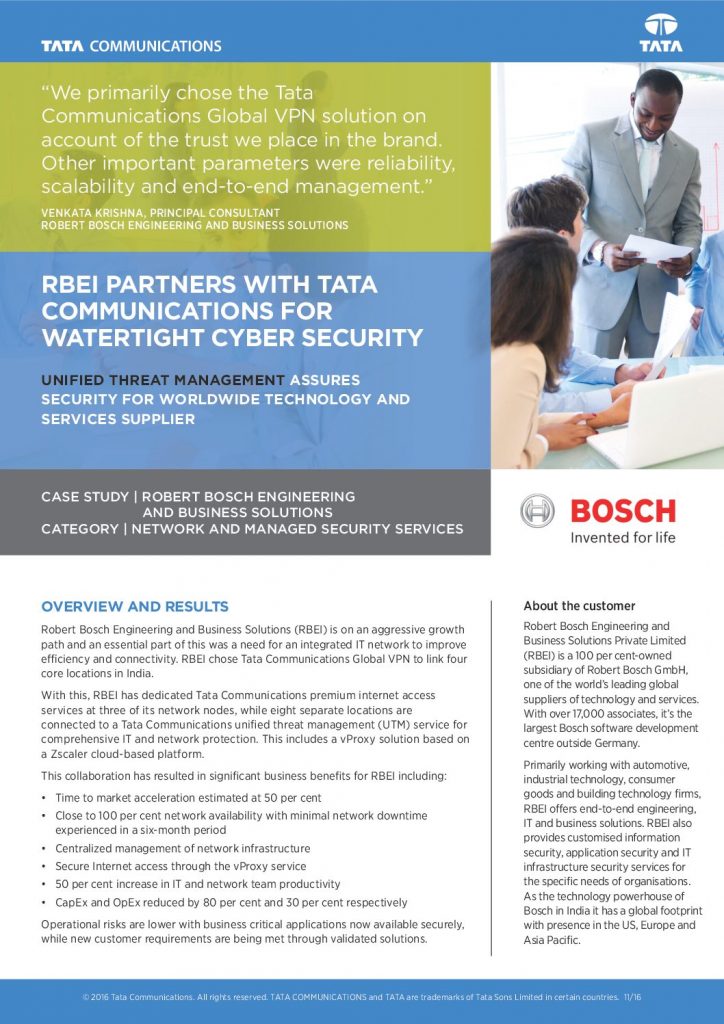 Robert Bosch Engineering And Business Solutions