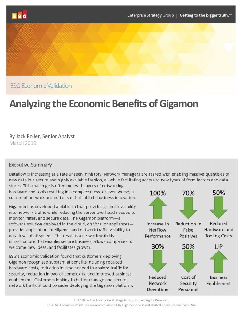 Analyzing the Economic Benefits of Gigamon