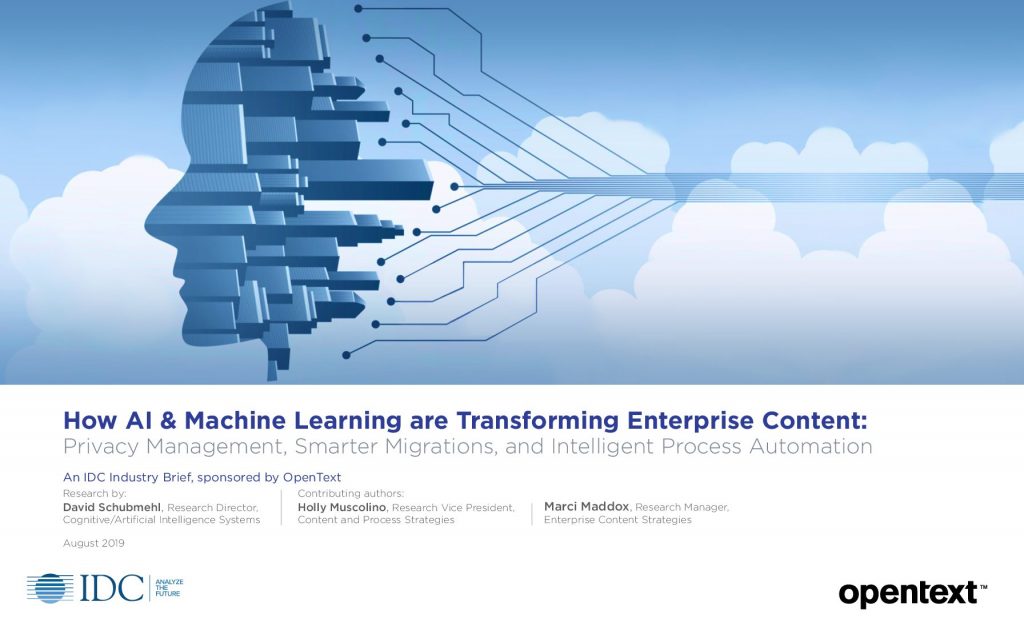 How AI  and  Machine Learning are Transforming Enterprise Content