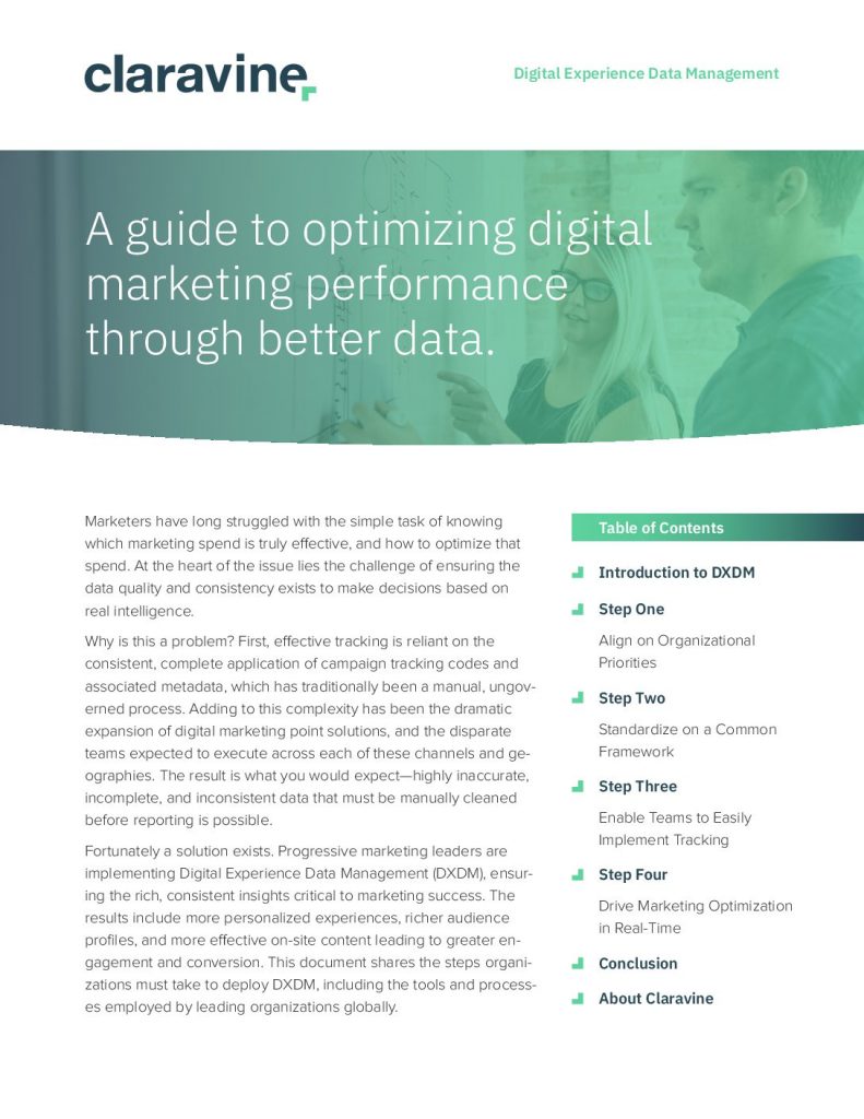 A Guide to Optimizing the Digital Marketing Performance Through Better Data