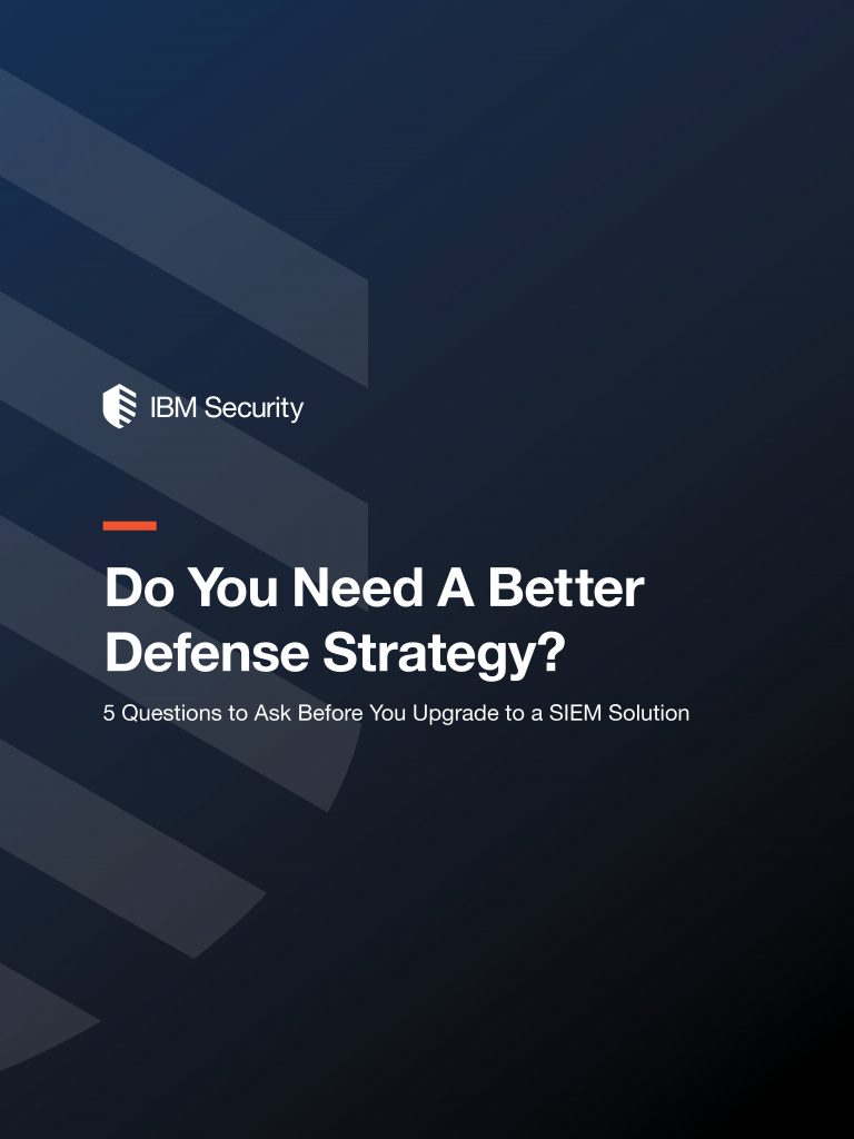 E-Book: 5 Questions to Ask Before You Upgrade to a Modern SIEM Solution