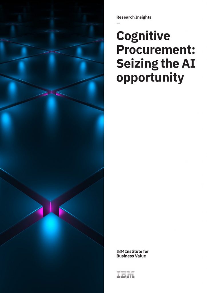 Cognitive Procurement: Seizing the AI opportunity