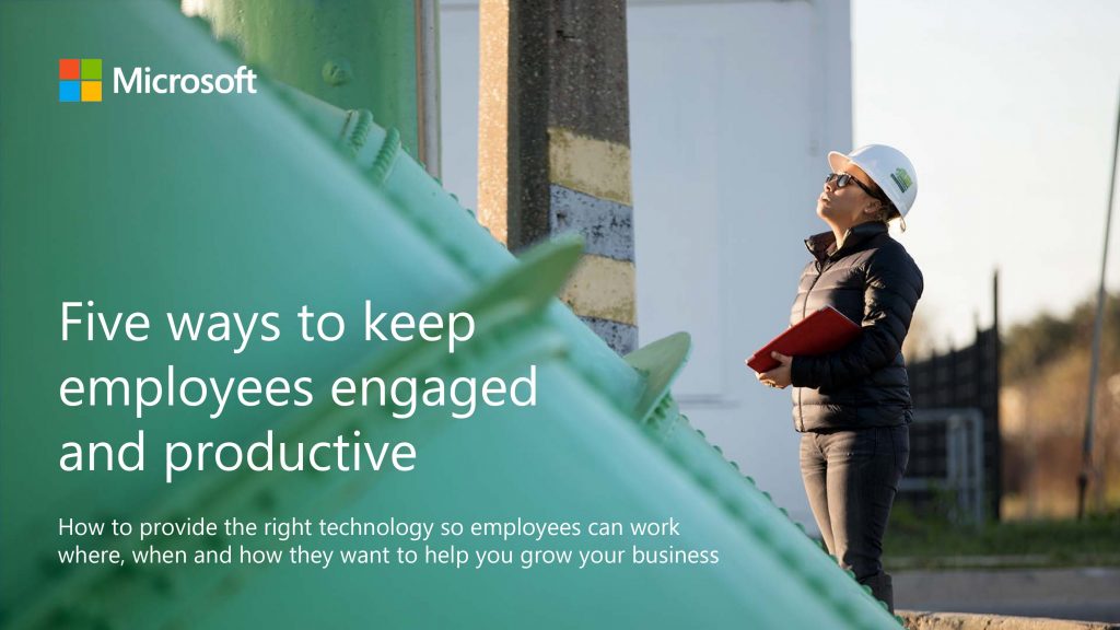 Five ways to keep employees engaged and productive