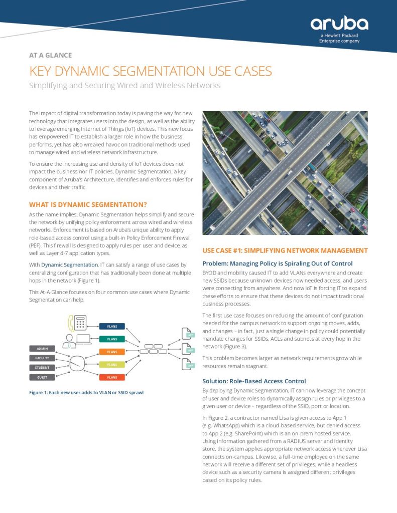 KEY DYNAMIC SEGMENTATION USE CASES