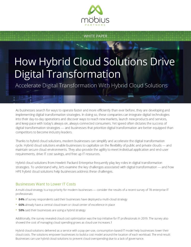 How Hybrid Cloud Solutions Drive Digital Transformation