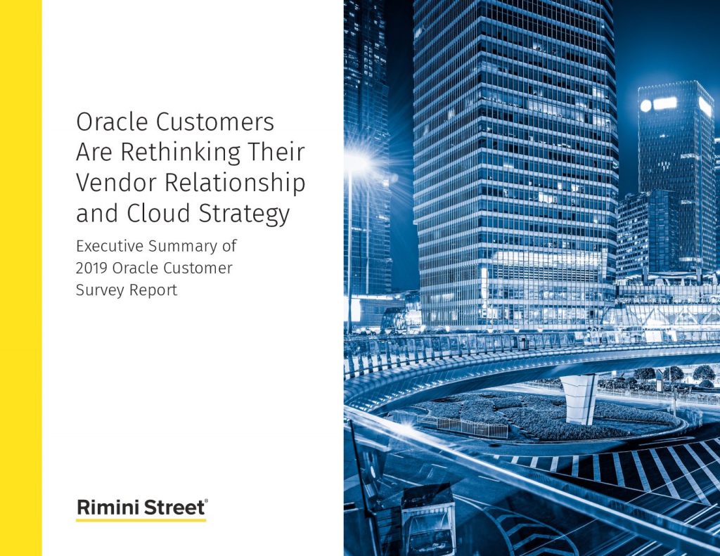 Oracle Customers Are Rethinking Their Vendor Relationship and Cloud Strategy