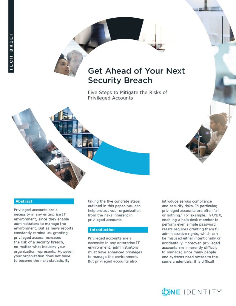 Get ahead of your next security breach