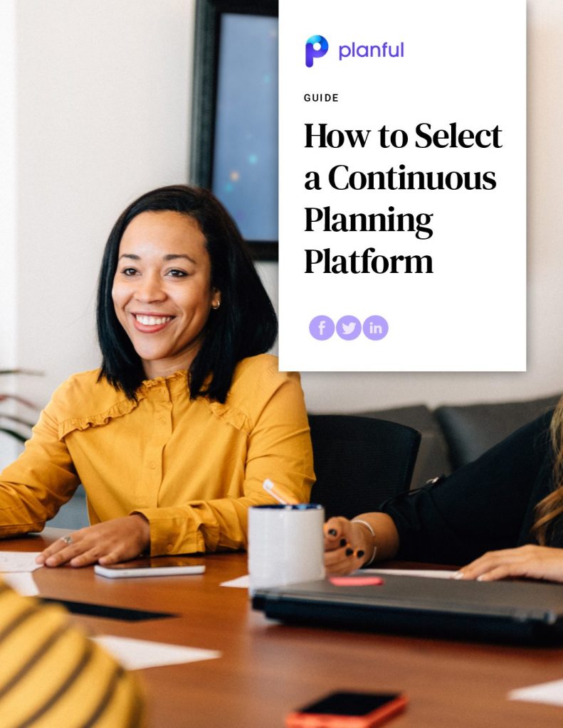 Continuous Planning Selection Guide