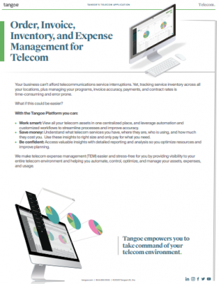 Order, Invoice, Inventory, and Expense Management for Telecom