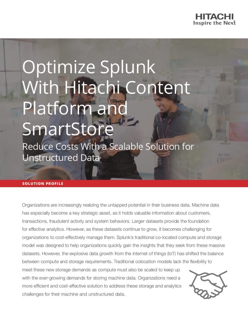 Splunk SmartStore: Cost-Effective and Long-Term Machine Data Retention at Scale