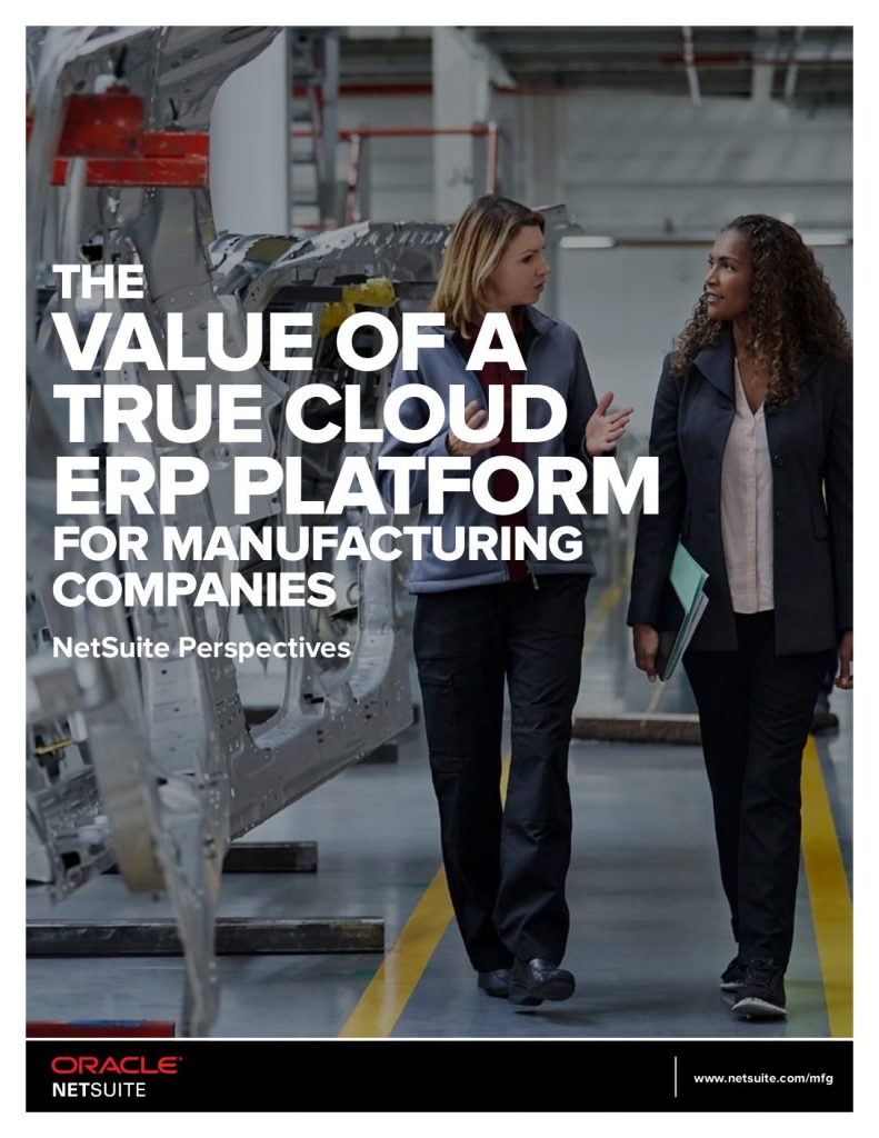 The Value of a True Cloud ERP Platform for Food and Beverage Companies