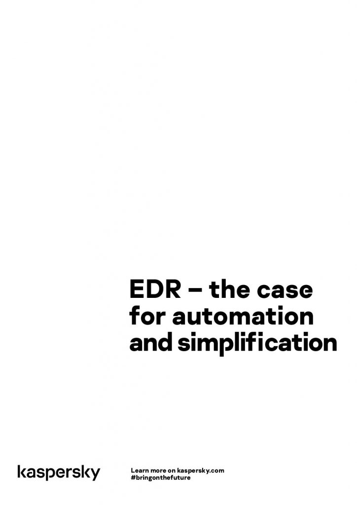 EDR – The Case for Automation and Simplification