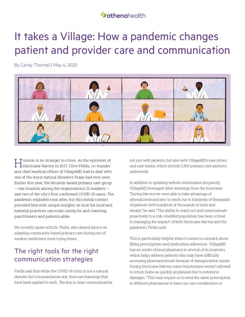 How A Pandemic Changes Patient And Provider Care And Communication
