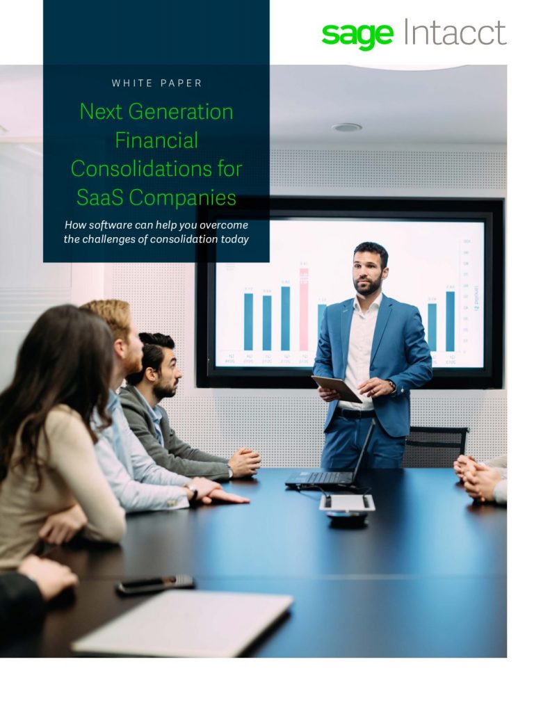 Next Generation Financial Consolidations for SaaS Companies