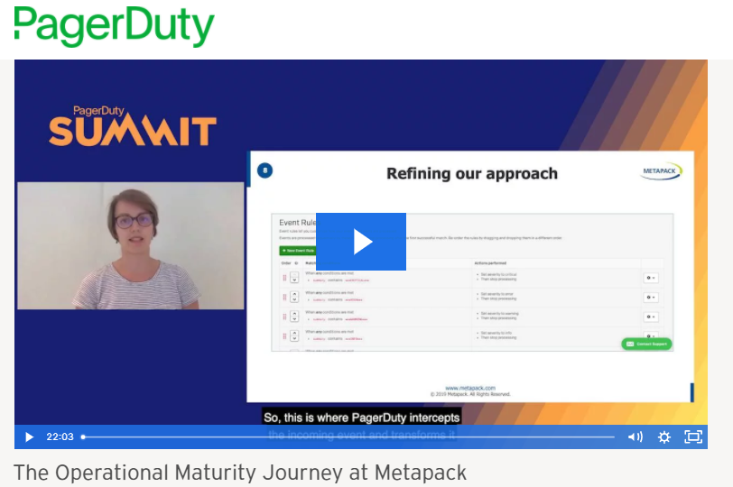 The Operational Maturity Journey at Metapack