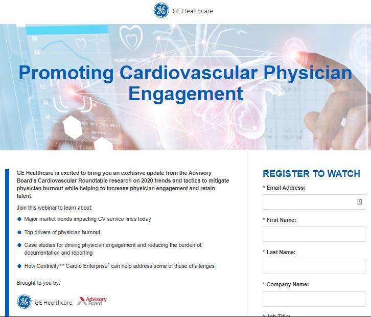 Promoting Cardiovascular Physician Engagement