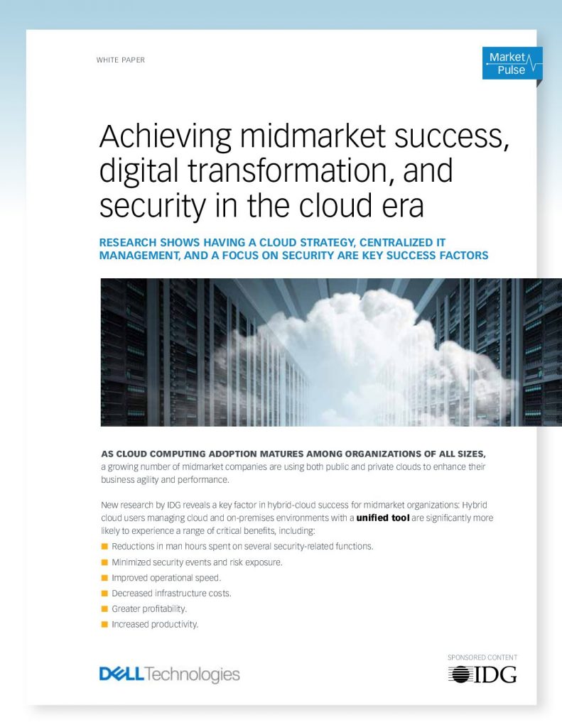 Achieving Midmarket Success, Digital Transformation and Security in the Cloud era
