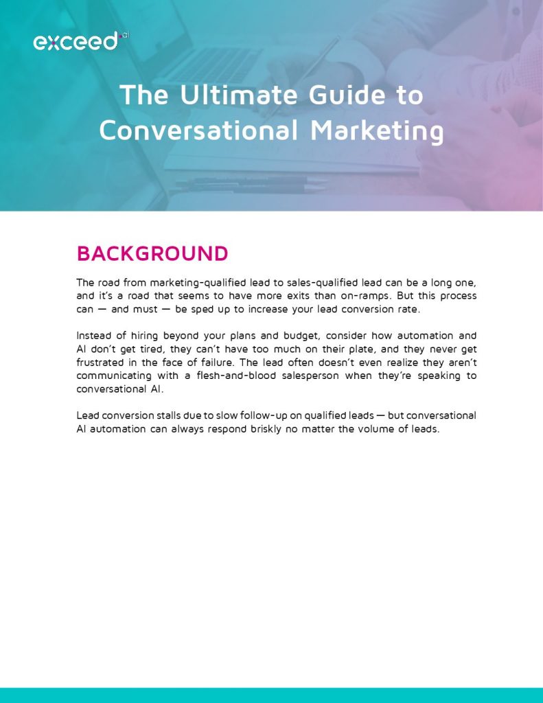 The Ultimate Guide to Conversational Marketing