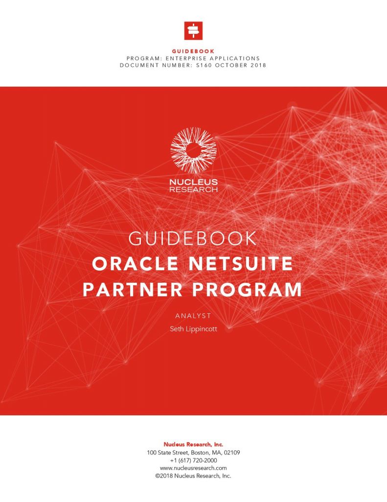 GUIDEBOOK ORACLE NETSUITE PARTNER PROGRAM