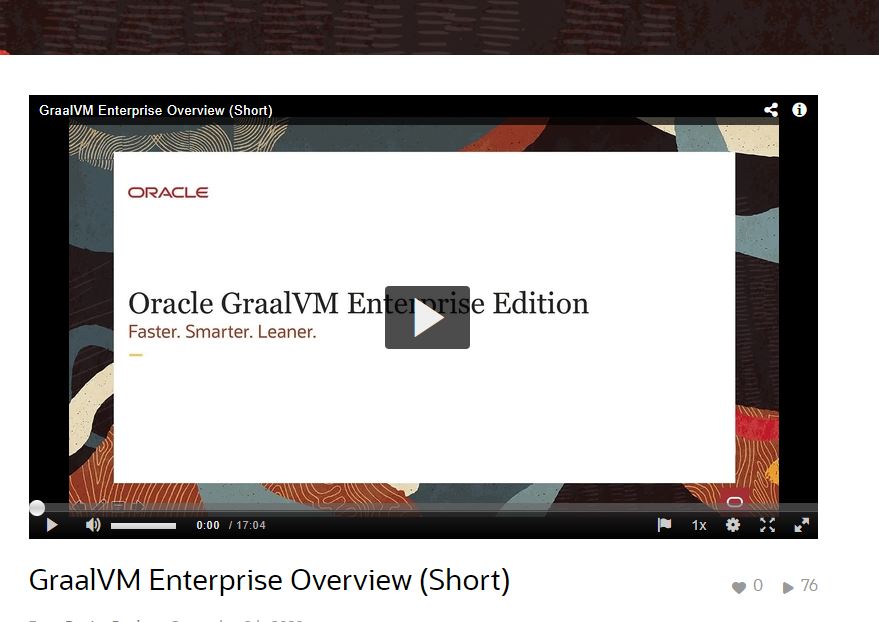 Webcast: GraalVM Enterprise Overview and Demo