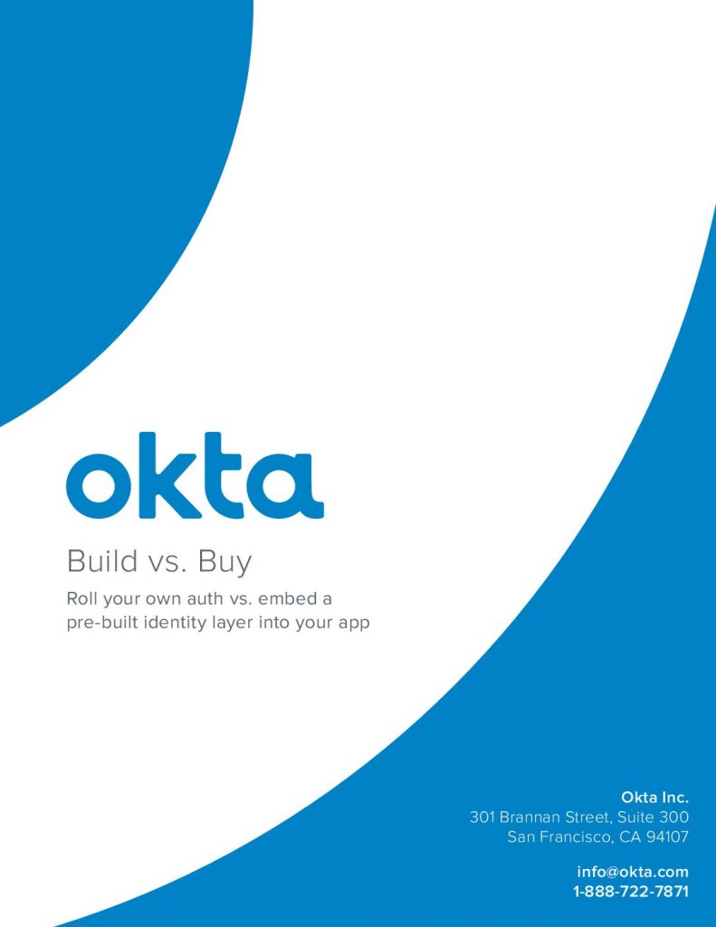 Build vs. Buy: Key considerations and the advantages of a pre-built identity solution