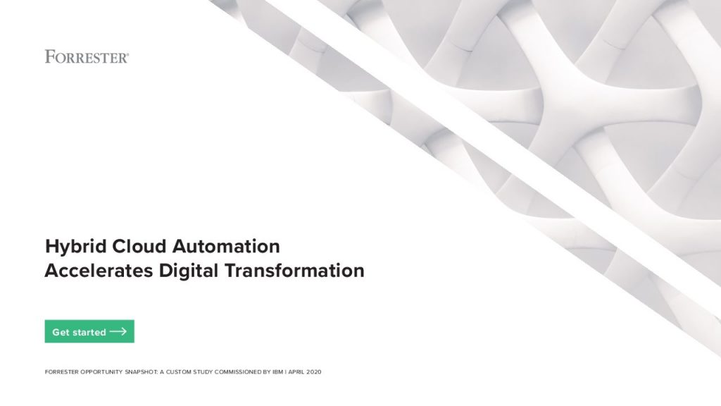 Hybrid Cloud Automation Accelerates Digital Transformation