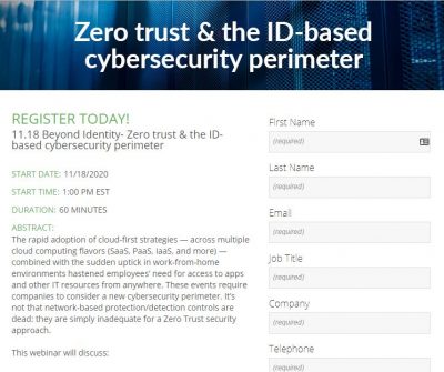 Zero trust and the ID-based cybersecurity perimeter Whitepaper ...