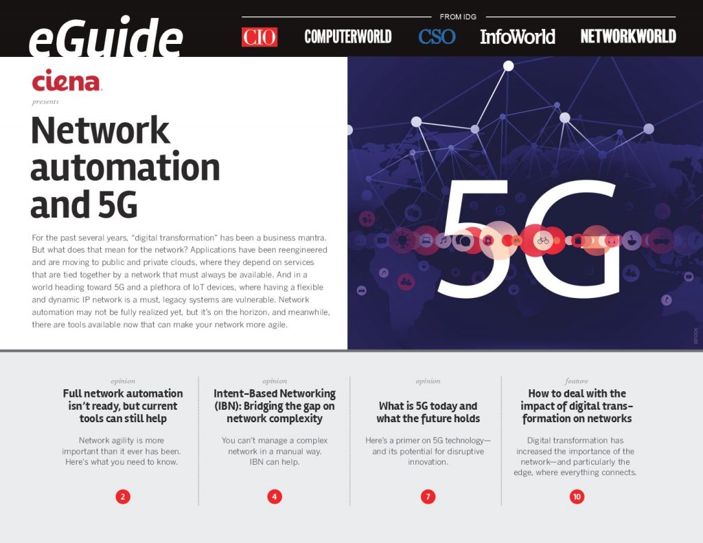 Network Automation and 5G