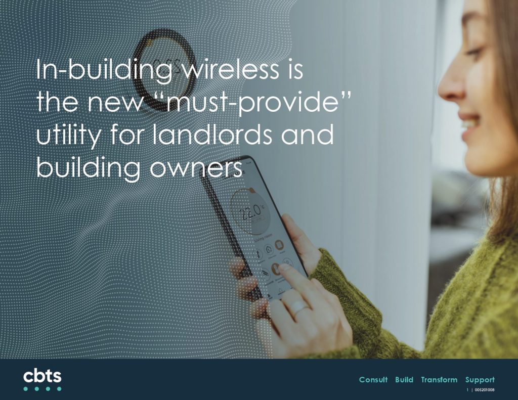 In-building wireless is the new “must-provide” utility for landlords and building owners