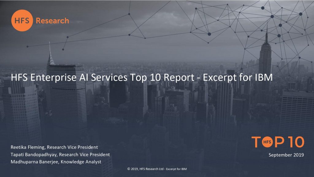 HFS Top 10 Enterprise AI Services Report