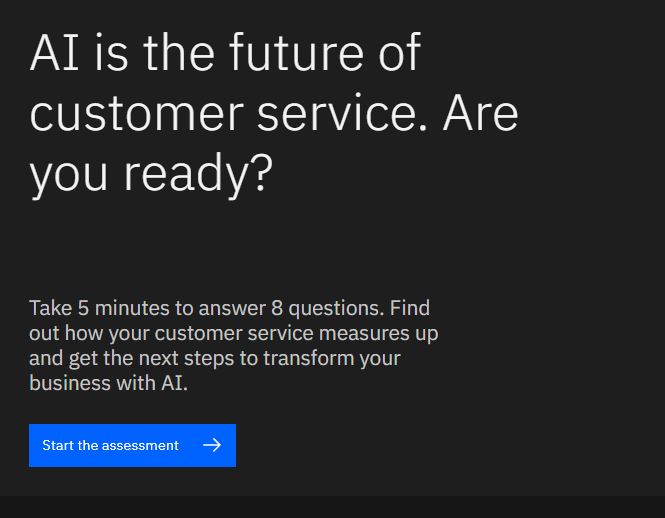 AI for Customer Service Assessment
