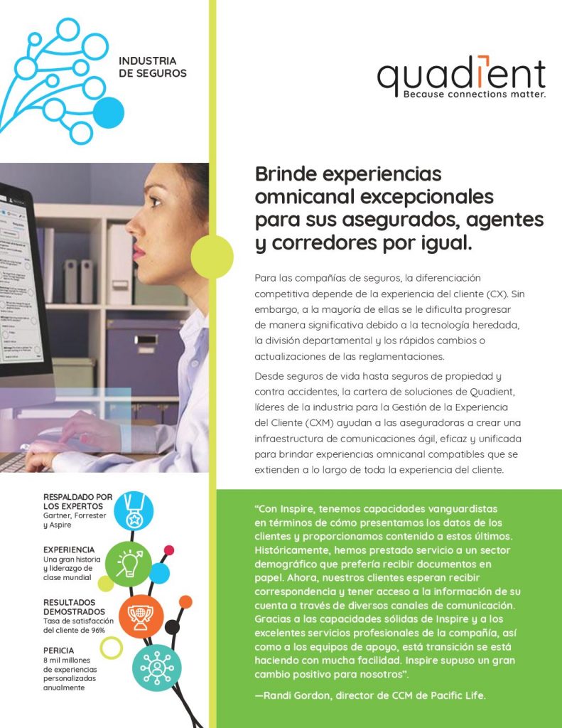 ¿Sabía que el 67% de los consumidores y el 74% de los compradores de empresas están dispuestos a pagar más por una experiencia de calidad al momento de reportar un percance?*